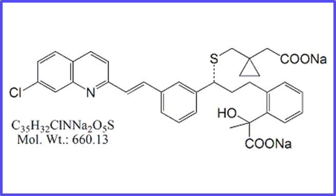 Montelukast Dicarboxylic Acid Disodium Salt / Montelukast Dicarboxylic Acid (Mixture of Diastereomers)